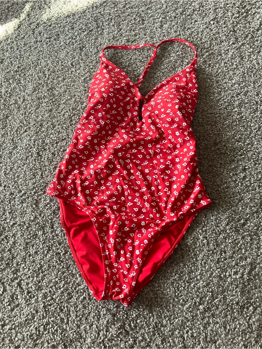 Hollister Red Floral Swimsuit